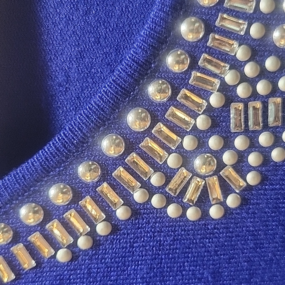 Ruby Rd. royal blue top - Picture 3 of 4